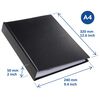 rillstab Display Book A4 100 Pockets Black