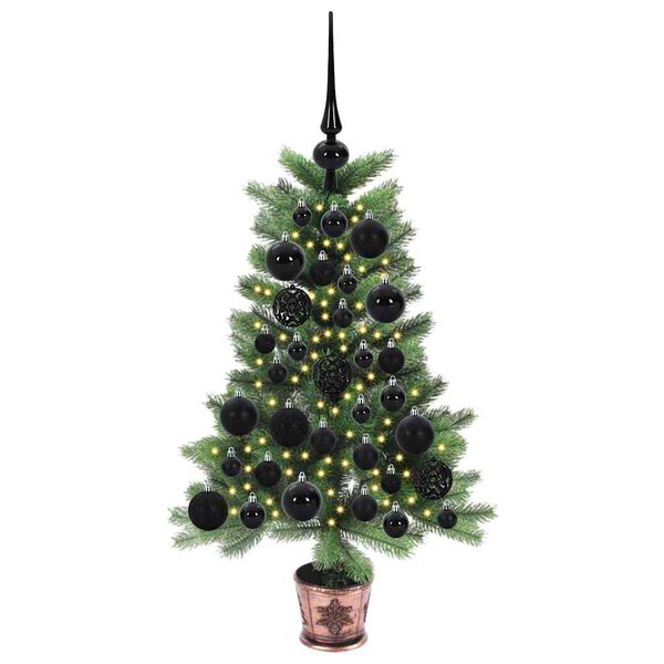 vidaXL Christmas Tree with 150 LEDs with Stand Green 65 cm PE