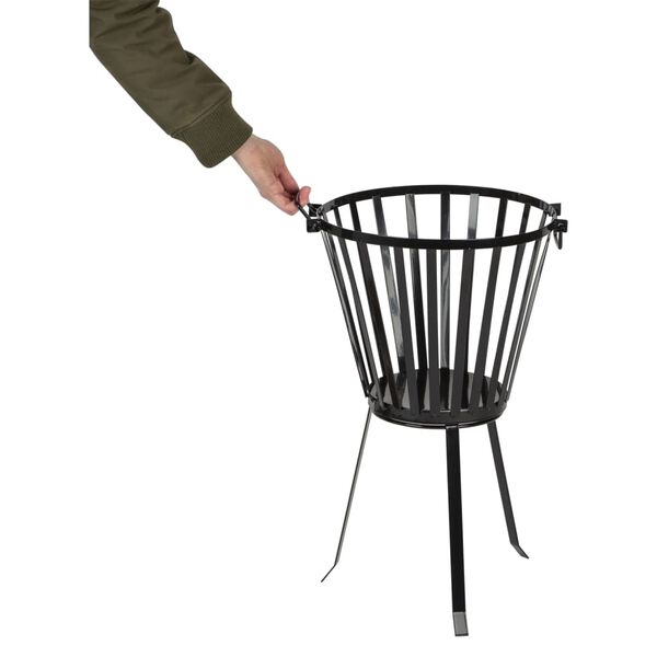 Practo Garden Fire Pit 35 cm Black