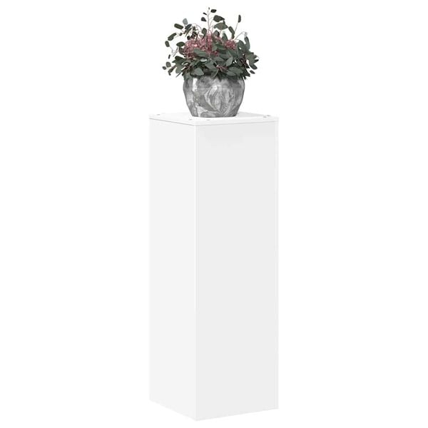 vidaXL Plant Stand White 33x33x100 cm Engineered Wood