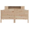 vidaXL Bookcase Bed without Mattress 160x200cm Solid Wood Pine