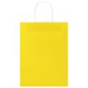 vidaXL Paper Bags 250 pcs with Handles Yellow 26x12x35 cm