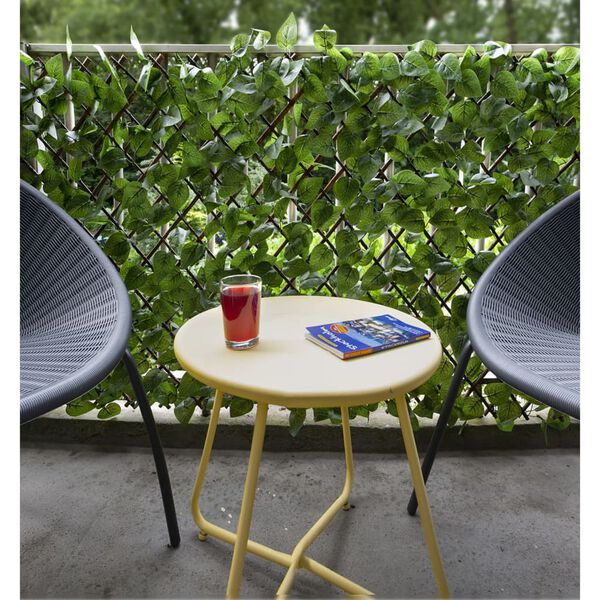 Nature Garden Trellis with Laurel Palm 90x180 cm Green Leaves