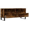vidaXL TV Cabinet Smoked Oak 100x34.5x44.5 cm Engineered Wood