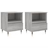 vidaXL Bedside Cabinets 2 pcs Grey Sonoma 40x35x50 cm Engineered Wood