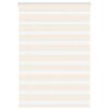 vidaXL Zebra Blind Marble Beige 115x100 cm Fabric Width 110.9 cm Polyester