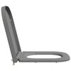 vidaXL Quick Release Toilet suitable for Seat Grey 44.5 x 35 x 3.6 cm