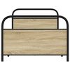 vidaXL Bed Frame Without Mattress 100x190 cm Sonoma Oak Engineered Wood