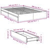vidaXL Bed Frame with Drawers without Mattress Sonoma Oak 140x200 cm