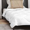 vidaXL Summer Duvet with Pillow 2 pcs White Microfiber