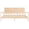 vidaXL Bed Frame without Mattress 200x200 cm Solid Wood Pine
