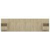 vidaXL Bed Headboard with Cabinets Sonoma Oak Engineered Wood