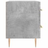 vidaXL Bedside Cabinet Concrete Grey 40x35x47.5 cm Engineered Wood
