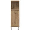 vidaXL Bathroom Furniture Set 3 pcs Artisan Oak Engineered Wood