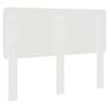 vidaXL Headboard with Headboard Gloss White 150 cm Engineered wood