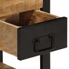 vidaXL Bedside Cabinet 35x34x45 cm Solid Rough Wood Mango
