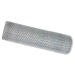 vidaXL Hexagon Fence Silver 0.8 x 50 m Galvanised steel