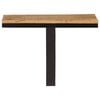 vidaXL Wall Shelf 40x30x32 cm Solid Wood Mango and Iron