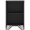 vidaXL Bookcase Black 50x31x74.5 cm Engineered Wood