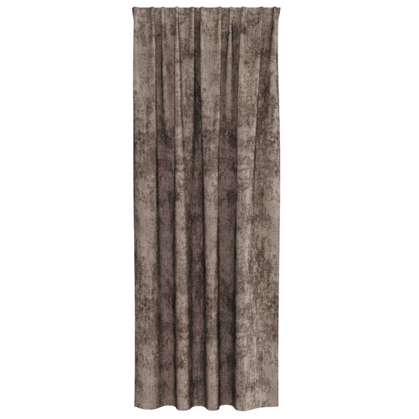 vidaXL Velvet Curtains 2 pcs Cappuccino 225 x 140 cm Velvet