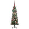 vidaXL Artificial Christmas Tree with 150 LEDs with Stand Green 120 cm
