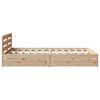 vidaXL Bed Frame without Mattress 120x200 cm Solid Wood Pine