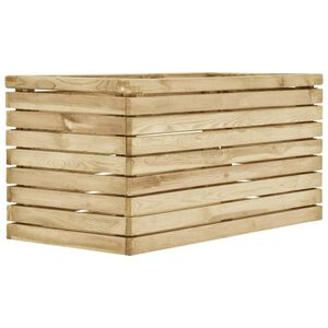 vidaXL Raised Bed 100x50x50 cm Impregnated Pinewood