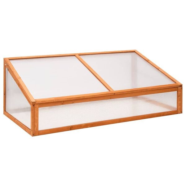 vidaXL Greenhouse Orange 110x56x39 cm Fir Wood