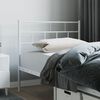 vidaXL Metal Headboard White 90 cm