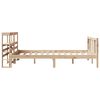 vidaXL Bed Frame with Headboard without Mattress 120x200 cm