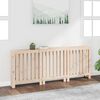 vidaXL Radiator Cover 210x21x85 cm Solid Wood Pine