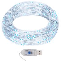 vidaXL LED Micro Fairy String Lights 40m 400 LED Cold White 8 Function