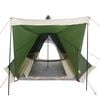 vidaXL Family Tent Tipi 6-Person Green Waterproof