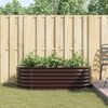 vidaXL Garden Raised Bed Brown 160 x 80 x 44 cm Steel