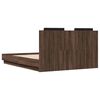 vidaXL Bed Frame without Mattress Brown Oak 120x190 cm Small Double
