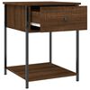 vidaXL Bedside Tables 2 pcs Brown Oak 44x45x58 cm Engineered Wood