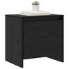 vidaXL Bedside Cabinet Black Oak 45 x 34 x 44.5 cm Engineered Wood