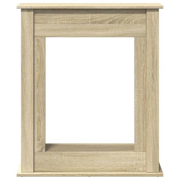 vidaXL Fireplace Surround Sonoma Oak 75x20x87.5 cm Engineered Wood