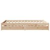 vidaXL Bed Frame without Mattress 150x200 cm King Size Solid Wood Pine