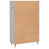 vidaXL Highboard Concrete Grey 69.5x31x115 cm Engineered Wood
