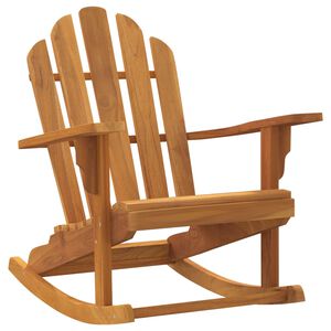 vidaXL Garden Adirondack Chair | Natural Teak | Solid teak wood | Standard