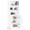 vidaXL Highboard White 69.5x34x180 cm Engineered Wood
