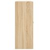 vidaXL Wall Mounted Cabinet Sonoma Oak 69.5x34x90 cm Engineered Wood