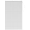 vidaXL Venetian Blind White 160 x 250 cm 35 mm Solid Paulownia Wood