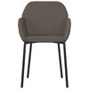 vidaXL Dining Chairs 2 pcs Dark Grey Velvet