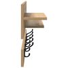 vidaXL Wall-Mounted Coat Rack with Shelf Artisan Oak 90 x 15 x 36 cm