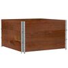 vidaXL Pallet Collars 3 pcs Brown 100x100 cm Solid Wood Pine