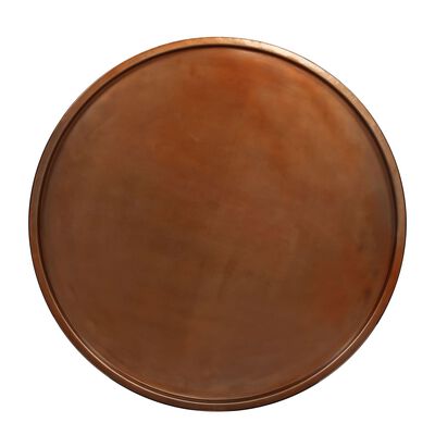 vidaXL Coffee Table Solid Sheesham Wood and Steel 68 cm