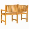 vidaXL Garden Bench 149.5x60x90 cm Solid Teak Wood
