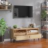vidaXL TV Cabinet Sonoma Oak 100x34.5x44.5 cm Engineered Wood